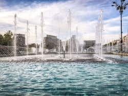 Fountain in Piata Unirii